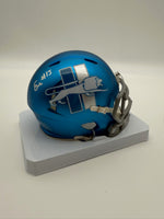 Ennis Rakestraw Jr. Autographed Detroit Lions Alternate Mini Football Helmet Beckett CoA