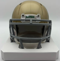 Riley Leonard Autographed Notre Dame Shamrock Mini Football Helmet PSA DNA CoA