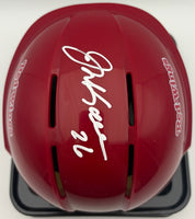 Joe Kocur Autographed Detroit Red Wings Mini Hockey Helmet Beckett CoA