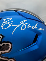 Barry Sanders Autographed Detroit Lions Alternate Full-Size Flex Football Helmet Schwartz CoA