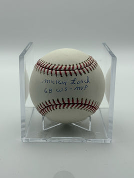 Mickey Lolich Autographed Rawlings Official Major League Baseball Beckett CoA