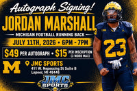 (Pre-Order) Jordan Marshall Autographed Michigan Wolverines Custom Jersey JSA CoA