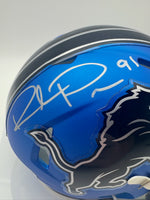Robert Porcher Autographed Detroit Lions Alternate Mini Football Helmet JSA CoA
