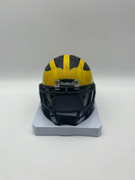 Jordan Marshall Autographed Michigan Wolverines Mini Football Helmet JSA CoA