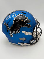 Sam Laporta Autographed Detroit Lions Alternate Full-Size Replica Football Helmet Beckett CoA