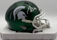 Le’Veon Bell Autographed Michigan State Spartans Mini Football Helmet Beckett CoA