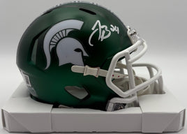 Le’Veon Bell Autographed Michigan State Spartans Mini Football Helmet Beckett CoA.