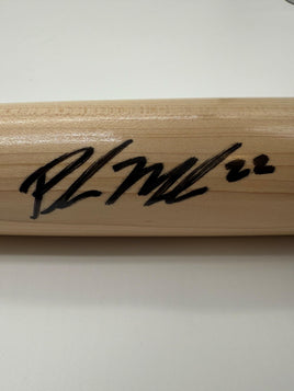 Parker Meadows Autographed Ash Louisville Slugger Pro Stock 34" Wooden Baseball Bat JSA CoA
