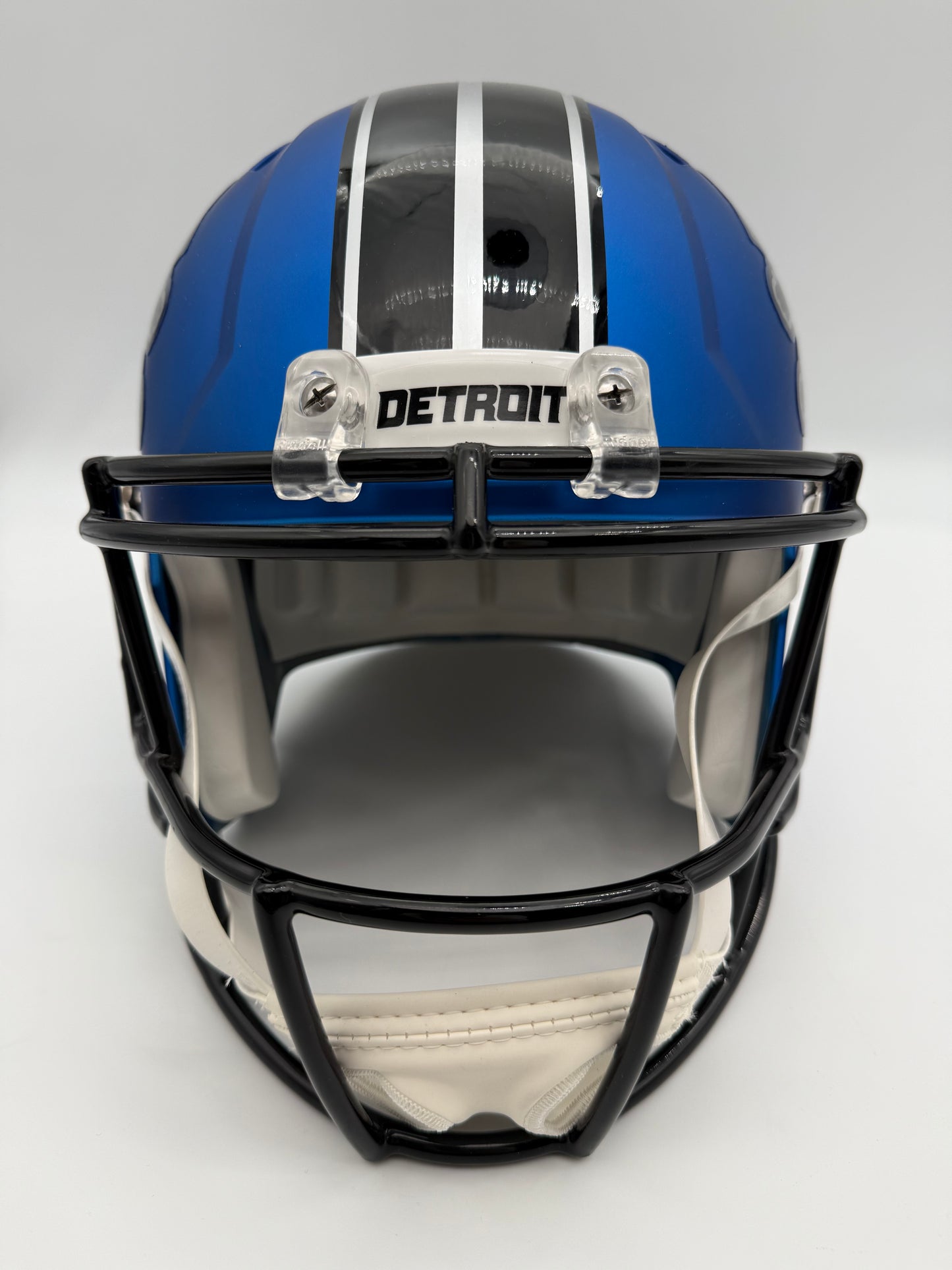 AMIK ROBERTSON AUTOGRAPHED DETROIT LIONS FULL-SIZE REPLICA ALT HELMET BECKETT CoA