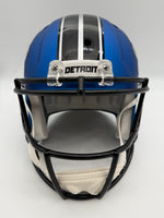 Amik Robertson Autographed Detroit Lions Alternate Full-Size Replica Football Helmet Beckett CoA