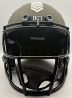 Ennis Rakestraw Jr. Autographed Detroit Lions Green STS Full-Size Replica Football Helmet Beckett CoA