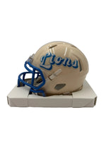 Derrick Moore Autographed Detroit Lions Retro Mini Helmet Beckett CoA