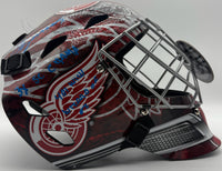 Chris Osgood Autographed & Inscribed Detroit Red Wings Goalie Face Mask JSA CoA