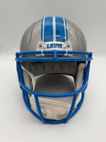 Amik Robertson Autographed Detroit Lions Speed Full-Size Replica Football Helmet Beckett CoA