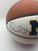 Dusty May Autographed Michigan Wolverines Basketball with JSA CoA