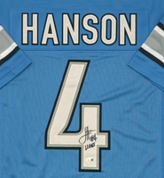 Jason Hanson Detroit Lions Autographed Custom Jersey W/ JSA CoA