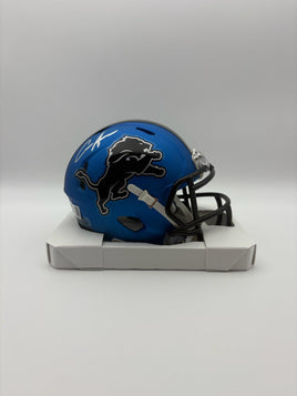 Aidan Hutchinson Autographed Detroit Lions Alternate Mini Football Helmet Beckett CoA