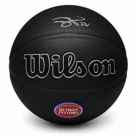 Tayshaun Prince Autographed Detroit Pistons Wilson Basketball JSA CoA.