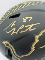 Sam Laporta Autographed Detroit Lions STS Football Helmet Beckett CoA