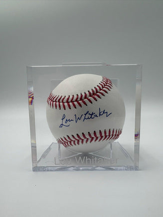 Lou Whitaker Autographed Baseball Beckett CoA.