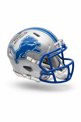Jack Campbell Autographed Detroit Lions Mini Football Helmet with Fanatics CoA