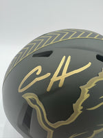 Aidan Hutchinson Autographed Detroit Lions STS Mini Football Helmet Beckett CoA