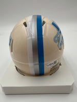Brian Branch Autographed Detroit Lions Retro Mini Football Helmet w/ JSA CoA.