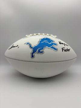 Jameson Williams Autographed Detroit Lions Football Beckett CoA