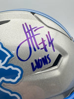 Jason Hanson Detroit Lions Autographed Speedflex Midi-Helmet W/ JSA CoA