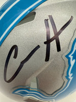 Aidan Hutchinson Autographed Detroit Lions Speed Mini Football Helmet Beckett CoA