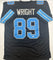 Brock Wright Autographed Detroit Lions Black Custom Football Jersey JSA CoA