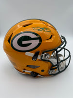 Jayden Reed Autographed Green Bay Packers Full-Size Flex Football Helmet Beckett CoA