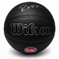 Richard Hamilton Autographed Detroit Pistons Wilson Basketball JSA CoA.