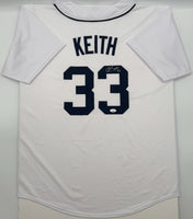 Colt Keith Autographed Detroit Tigers White Custom Baseball Jersey JSA CoA