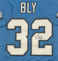 Dré Bly Autographed Detroit Lions Blue Custom Football Jersey JSA CoA