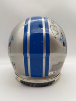 David Montgomery Autographed Detroit Lions Speed Full-Size Authentic Football Helmet Beckett CoA