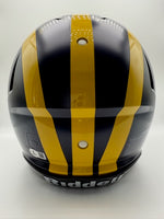 Donovan Edwards Autographed Michigan Wolverines Full-Size Authentic Football Helmet Beckett CoA