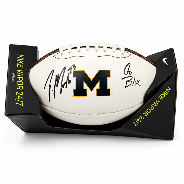Jordan Marshall Autographed Michigan Wolverines Football JSA CoA