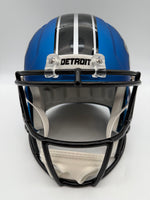 Sam Laporta Autographed Detroit Lions Alternate Full-Size Replica Football Helmet Beckett CoA