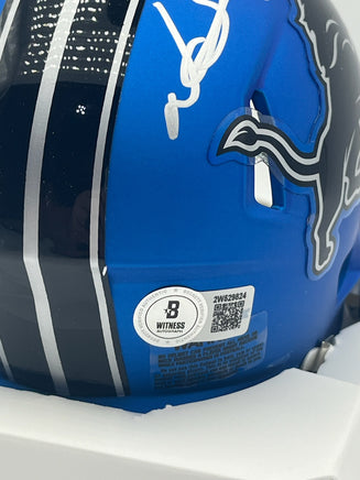 Ndamukong Suh Autographed Detroit Lions Speed Alternate Mini Football Helmet Beckett CoA.