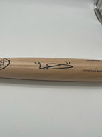 Riley Greene Autographed Ash Louisville Slugger Pro Stock 34" Wooden Baseball Bat w/ Fanatics CoA