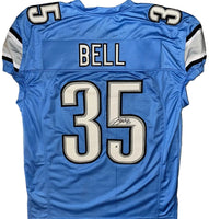 Joique Bell Autographed Custom Detroit Lions Jersey w/ JSA CoA