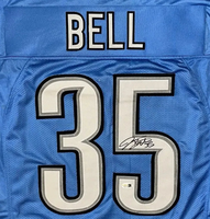 Joique Bell Autographed Custom Detroit Lions Jersey w/ JSA CoA