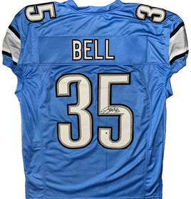 Joique Bell Autographed Custom Detroit Lions Jersey w/ JSA CoA
