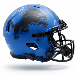 Aidan Hutchinson Autographed Detroit Lions Rave Full-Size Authentic Football Helmet Beckett CoA
