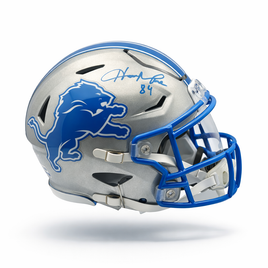Herman Moore Detroit Lions Autographed Speedflex Midi-Helmet W/ JSA CoA