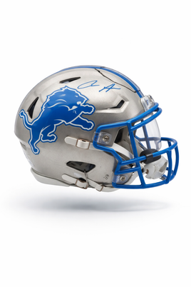 Aidan Hutchinson Detroit Lions Autographed Speedflex Midi-Helmet W/ Beckett CoA