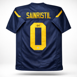 Mike Sainristil Autographed Michigan Football Custom Jersey JSA CoA