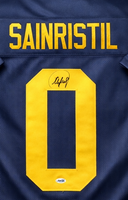 Mike Sainristil Autographed Michigan Football Custom Jersey JSA CoA