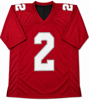 Will Johnson Autographed Arizona Cardinals Custom Football Jersey JSA CoA